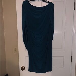 Elegant Teal Women's Dress